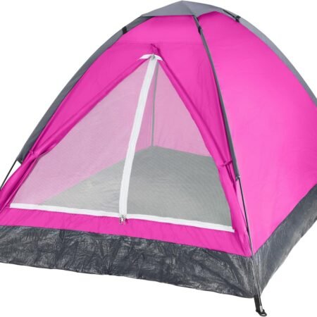 2 Person Camping Tent with Rain Fly and Carrying Bag - Lightweight Outdoor Tent for Backpacking, Hiking, or Beach Use by  (Pink)